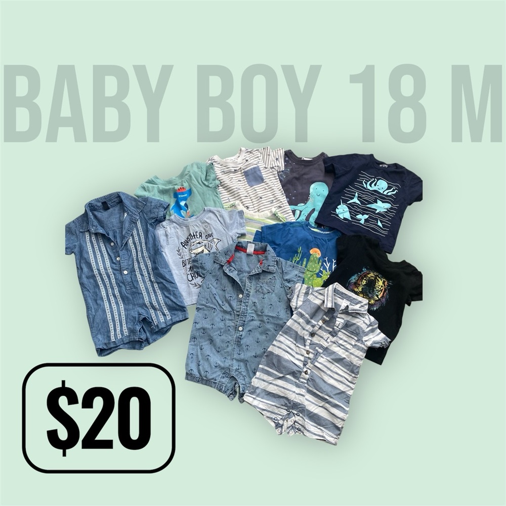 Baby Boy Clothing Bundle 18M